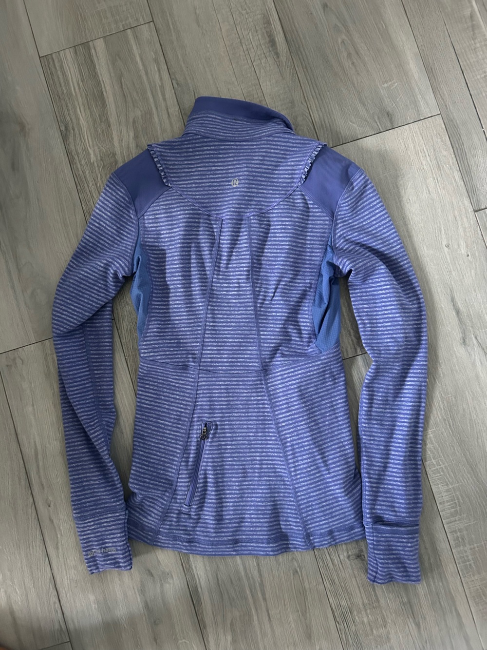 lululemon athletica Purple Striped Half-Zip Pullover - Picture 2 of 6